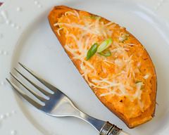 Healthy, Baked Sweet Potatoes 