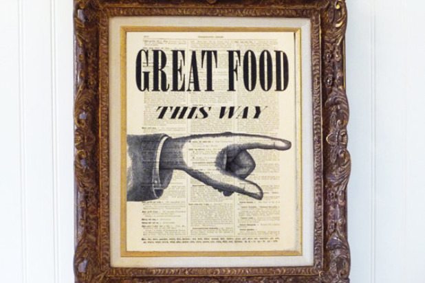 Great Food This Way — Print