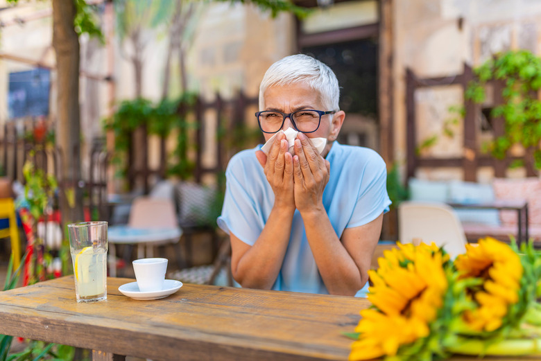 No nose-blowing at the table