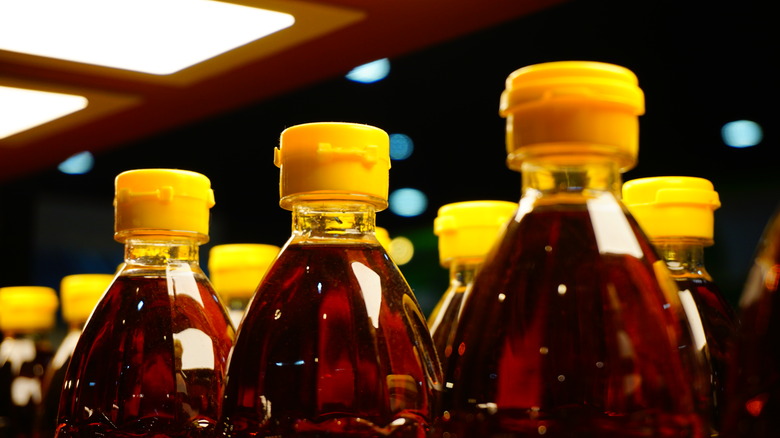 Bottles of fish sauce