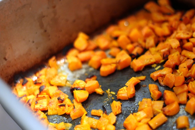 Roasted Carrots for Filling