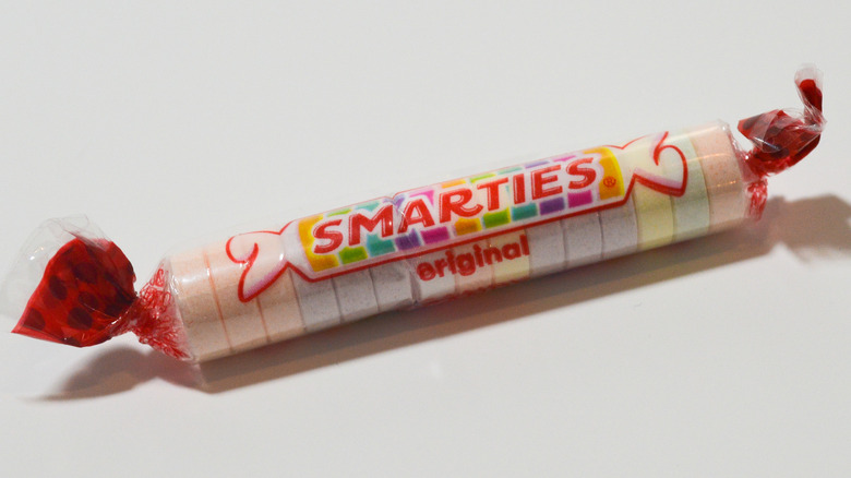 Roll of Smarties candy