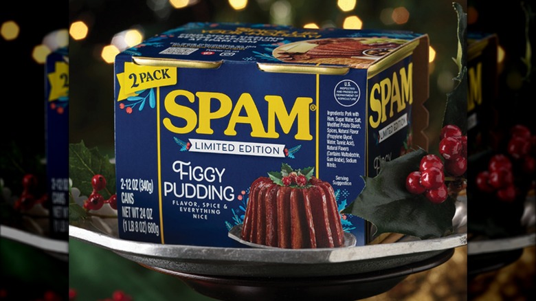 Spam figgy pudding