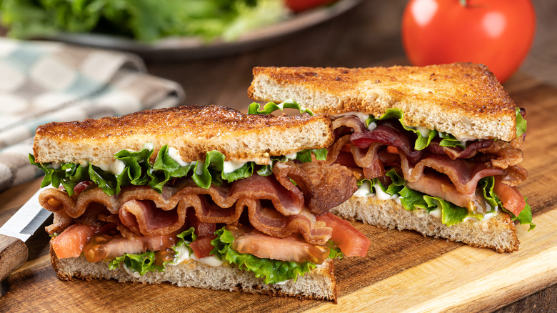 Beef bacon BLT