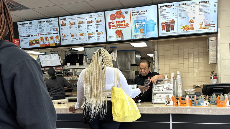 Burger King cashier