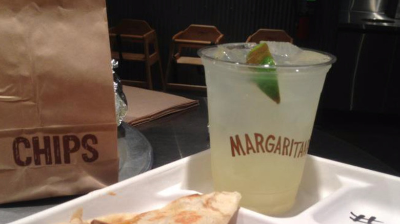 Chipotle margaritaaah with chip bag