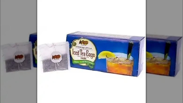 box of cracker barrel brand tea bags