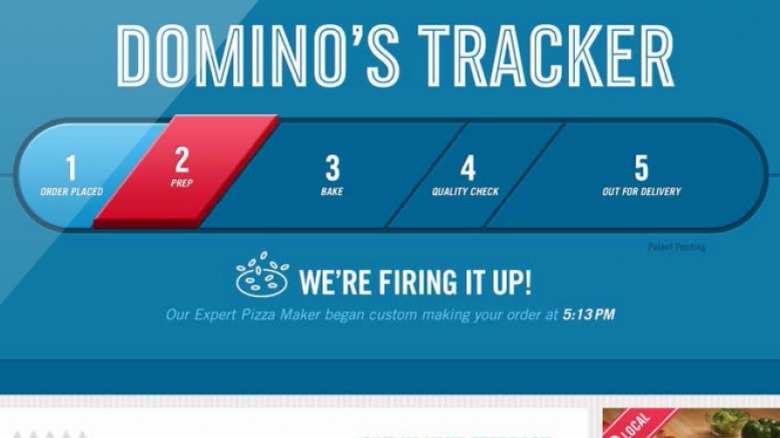 Domino's pizza tracker