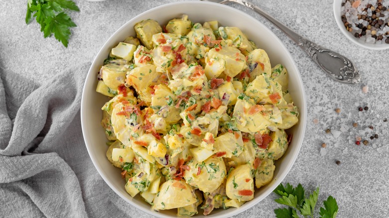 Bowl of potato salad