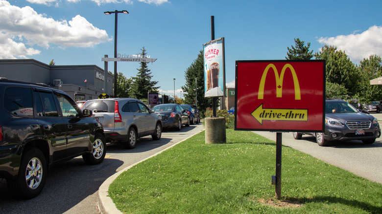 McDonald's drive-thru daytime