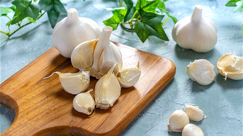 Fresh garlic cloves