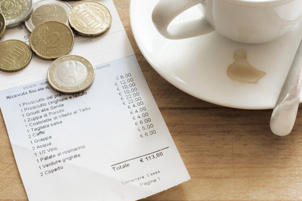 8. Ask for the bill (and remember: you don't have to tip)