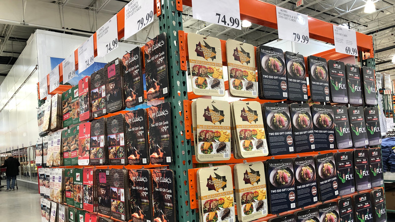 Costco gift card display