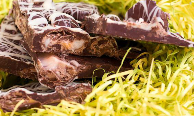 Creme Egg Chocolate Bark