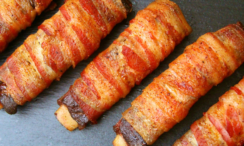 Double Smoked Bacon Wrapped Ribs