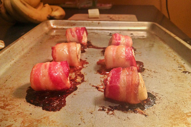 Bacon-Wrapped Banana Bites