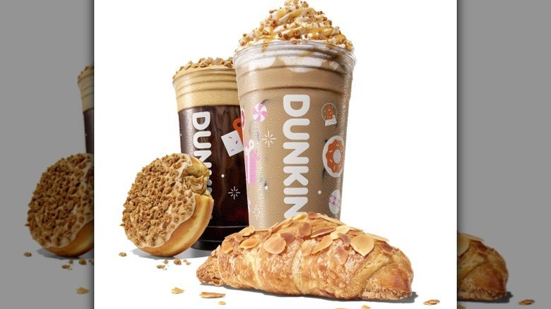 The Dunkin holiday drinks with the new breakfast items