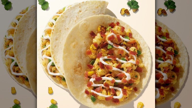 Dunkin' breakfast tacos