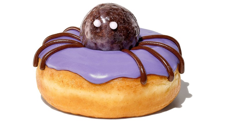 Dunkin's new purple spider donut