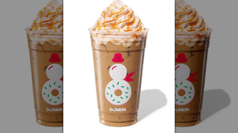 Dunkin' iced white chocolate latte