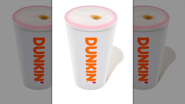 Dunkin' Pink Velvet Macchiato