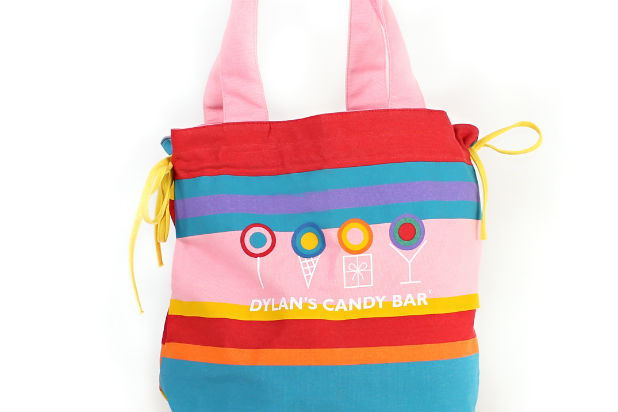 Dylan's Candy Bar Striped Canvas Tote, $38