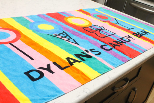 Dylan's Candy Bar Striped Towel, $22