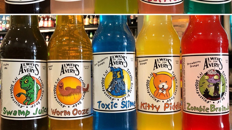 Assorted Avery's soda