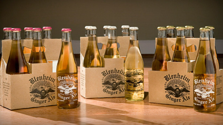 Bottles of Bleinheim Ginger Ale