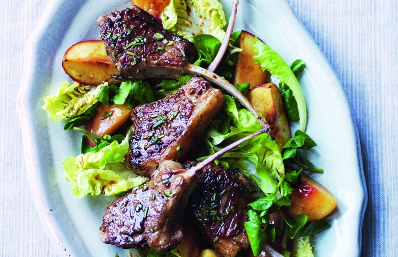 Lamb with Fennel and Roasted Nectarines