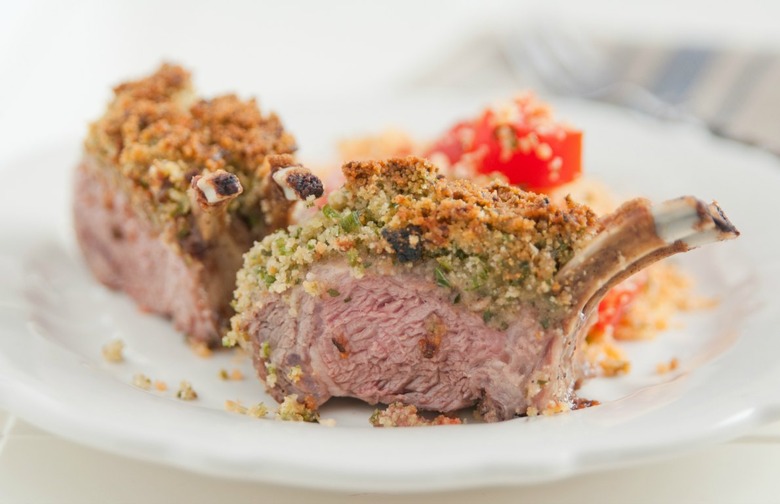 Pistachio-Crusted Lamb Rack