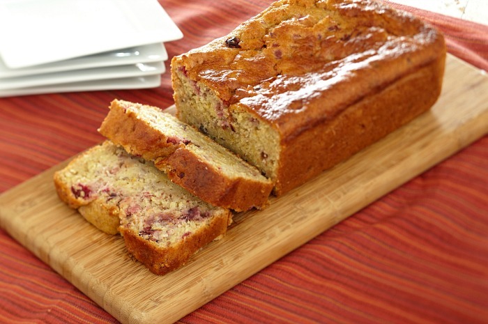 Cranberry Orange Quick Bread with Wheat Germ