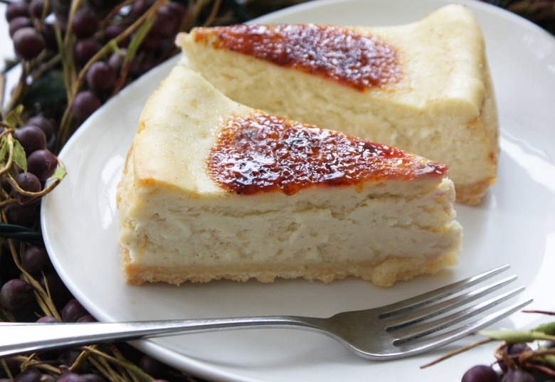 Brûléed Eggnog Cheesecake