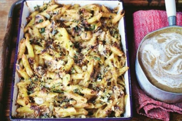 Mushroom Soup and Pasta Bake