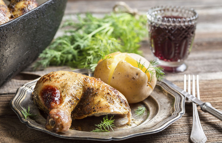 Slow-Cooker Roast Chicken