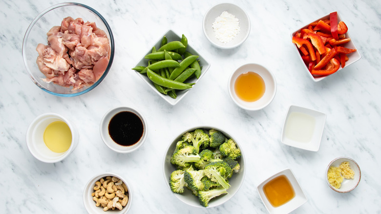 stir fry ingredients