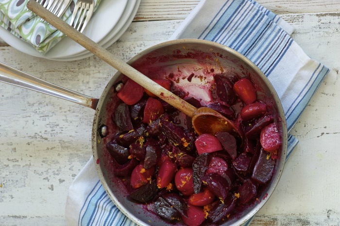 Roasted Beets with Balsamic-Orange Glaze