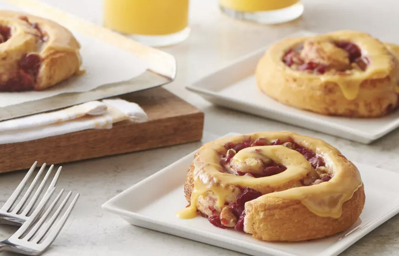 Bejeweled Cranberry-Orange Rolls