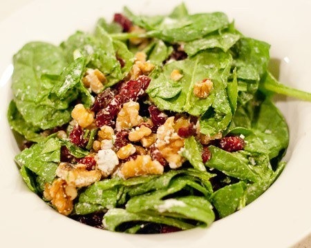 Easy Spinach Salad