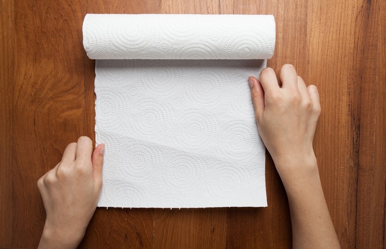 Line Drawers With Paper Towels