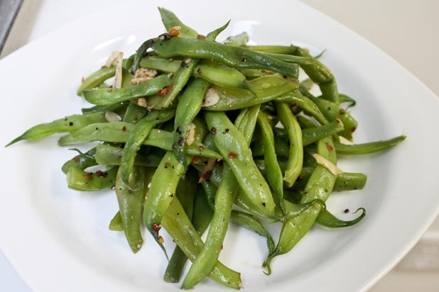 Sautéed Italian Flat Beans