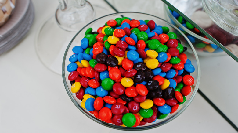 Bowl of M&Ms