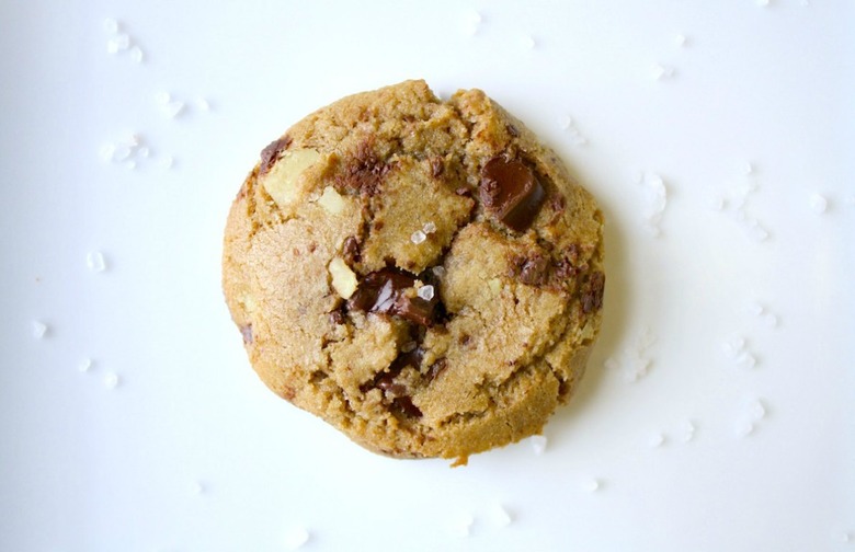 Brown Butter Walnut Chocolate Chunk Cookies with Sea Salt