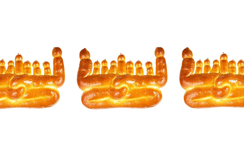 Challah Menorah