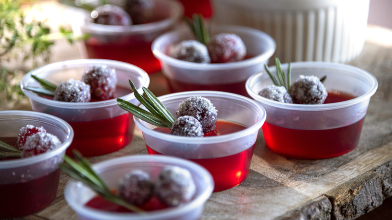 holiday Jell-o shots