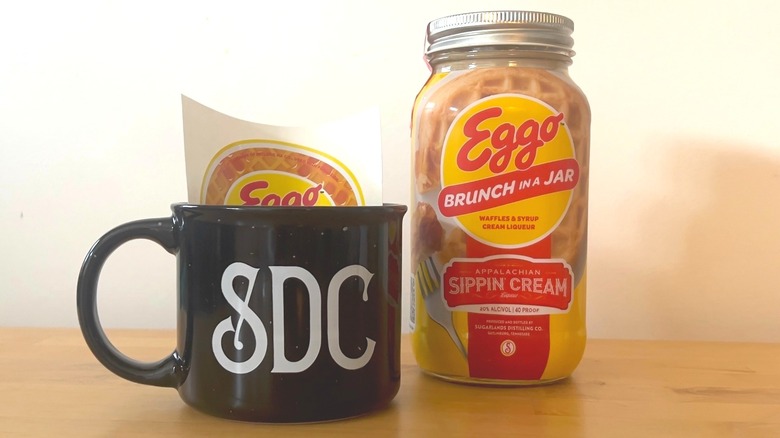 Eggo Sippin' Cream and mug