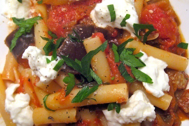 Eggplant pasta