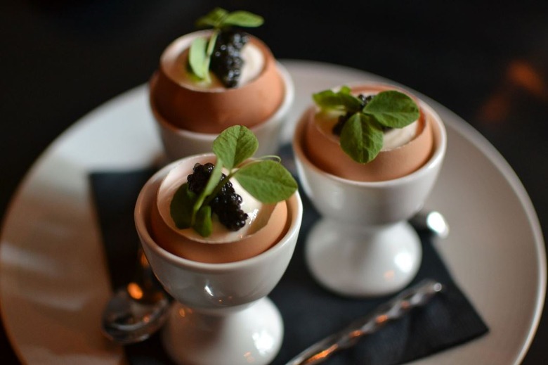 GT Fish & Oyster: Caviar Deviled Eggs