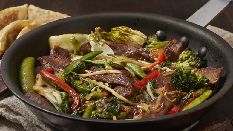 pepper beef stir fry