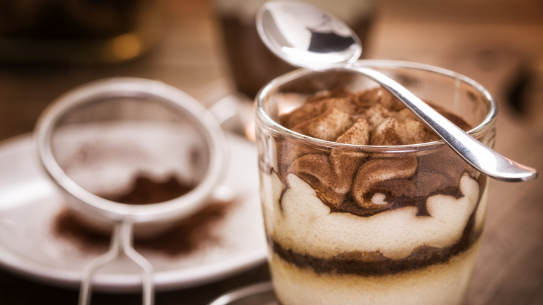 tiramisu in a glass